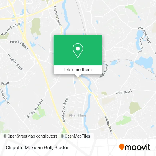 Chipotle Mexican Grill map