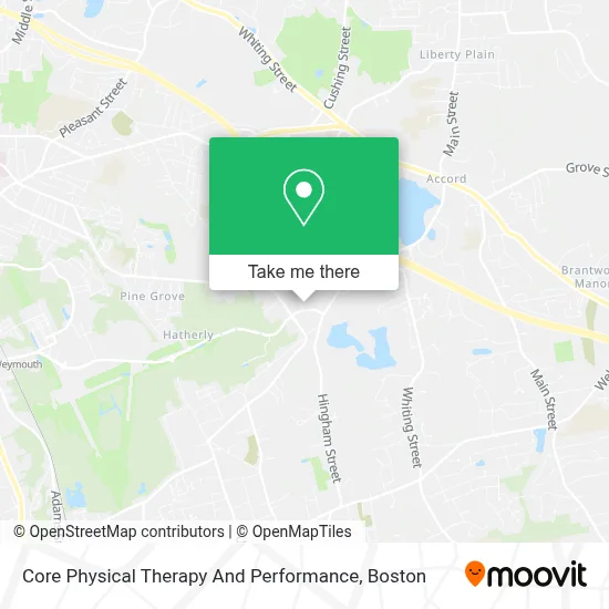 Core Physical Therapy And Performance map