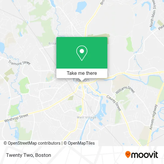 Twenty Two map