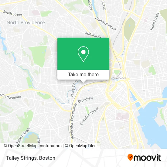 Talley Strings map