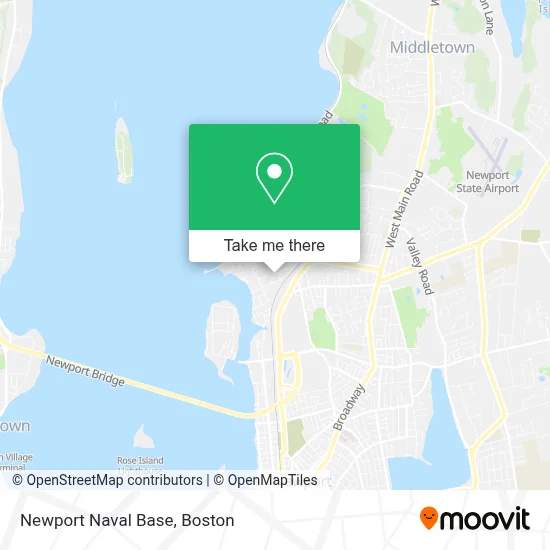 Newport Naval Base map