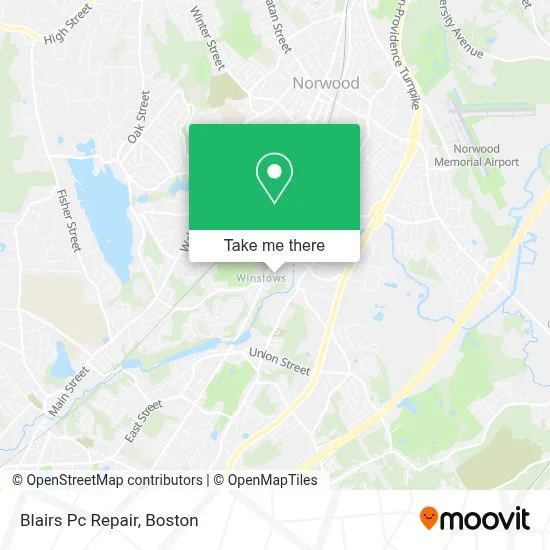 Blairs Pc Repair map