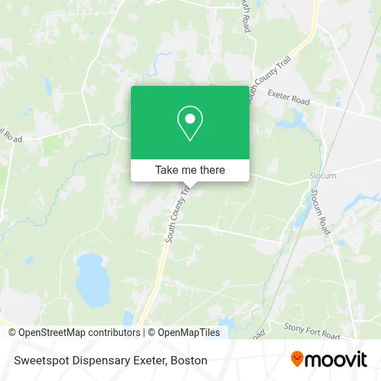 Sweetspot Dispensary Exeter map
