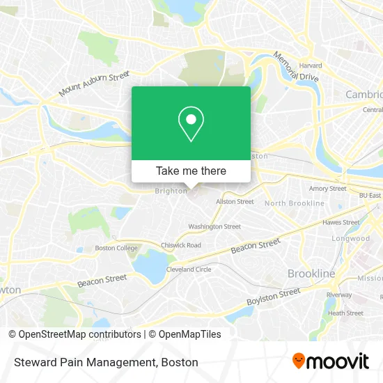 Steward Pain Management map