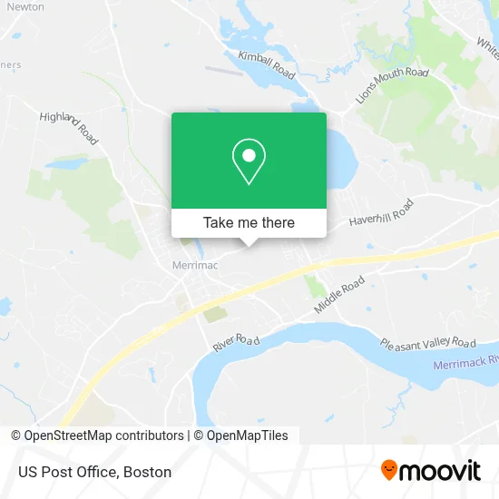 Us Post Office map