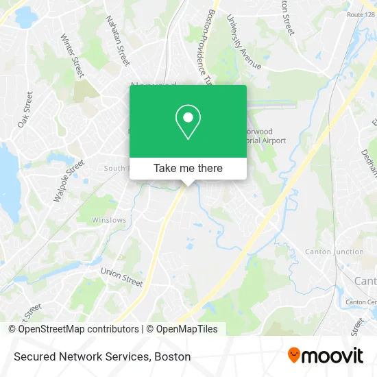 Secured Network Services map