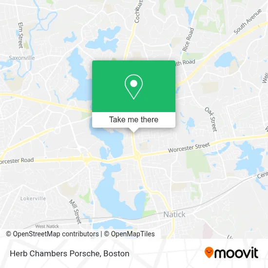 Herb Chambers Porsche map