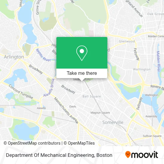 Department Of Mechanical Engineering map