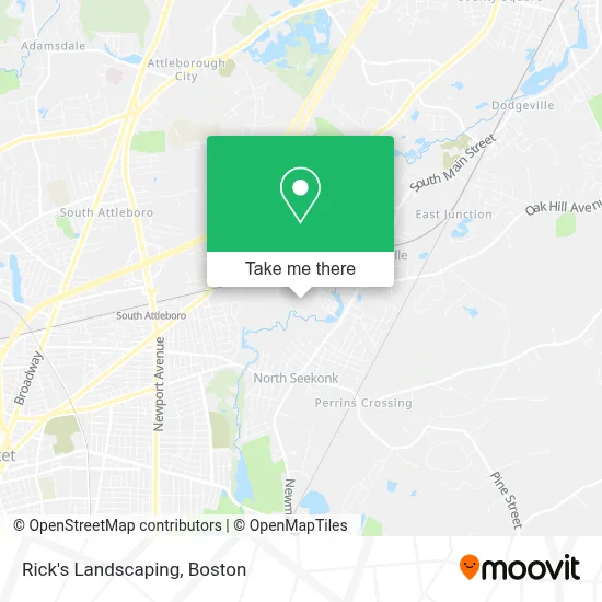 Rick's Landscaping map