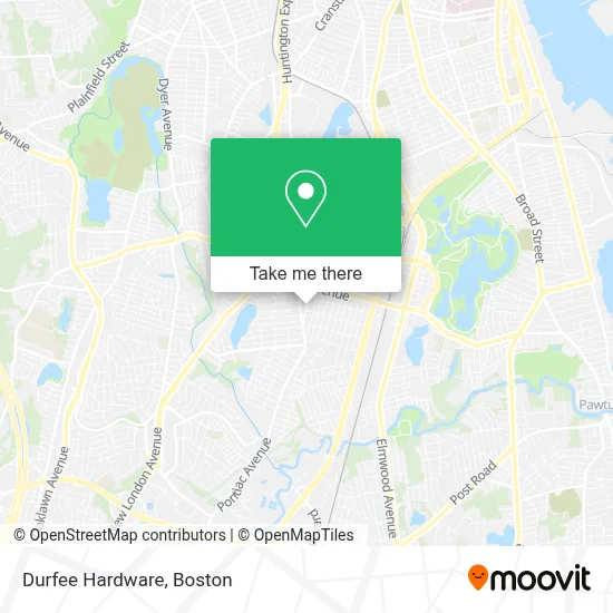 Durfee Hardware map