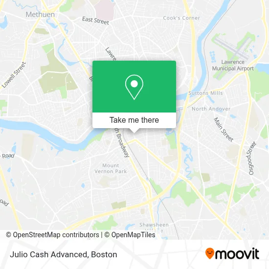 Julio Cash Advanced map