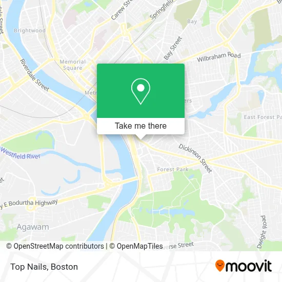 Top Nails map