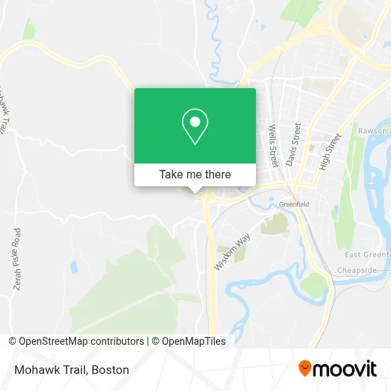 Mohawk Trail map