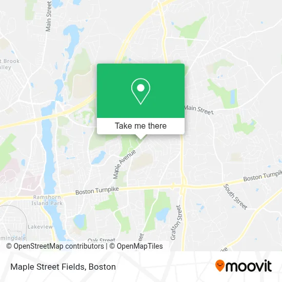 Maple Street Fields map