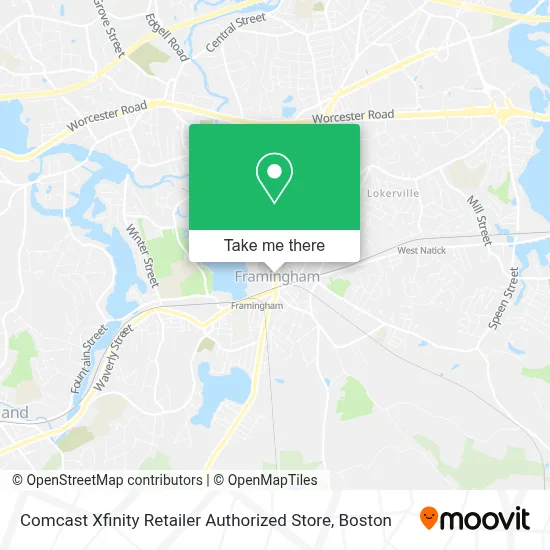 Comcast Xfinity Retailer Authorized Store map