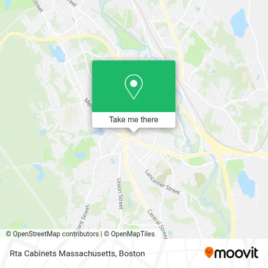 Rta Cabinets Massachusetts map