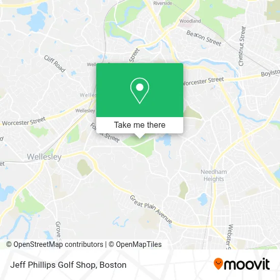 Jeff Phillips Golf Shop map