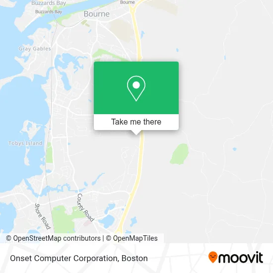 Onset Computer Corporation map