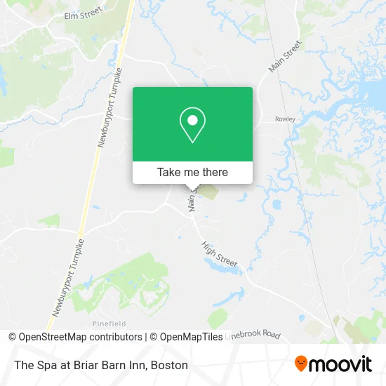 The Spa at Briar Barn Inn map