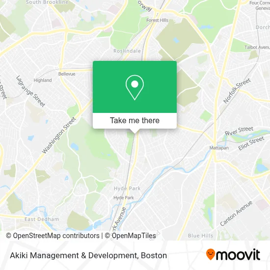 Akiki Management & Development map