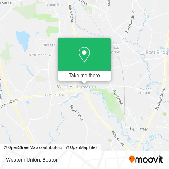 Western Union map