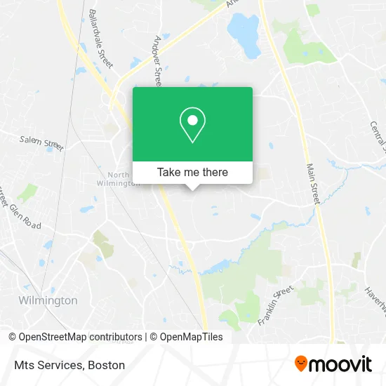 Mts Services map