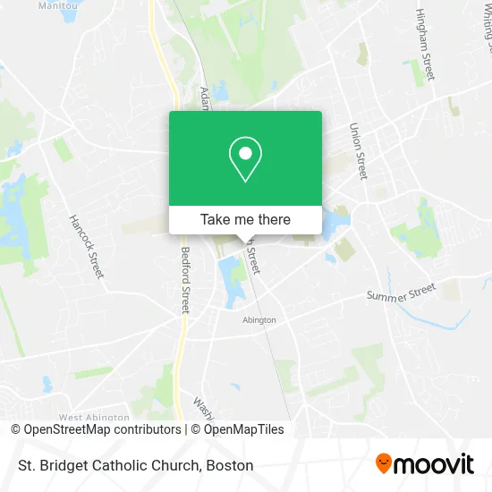 St. Bridget Catholic Church map