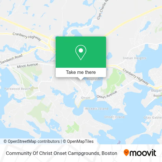 Community Of Christ Onset Campgrounds map