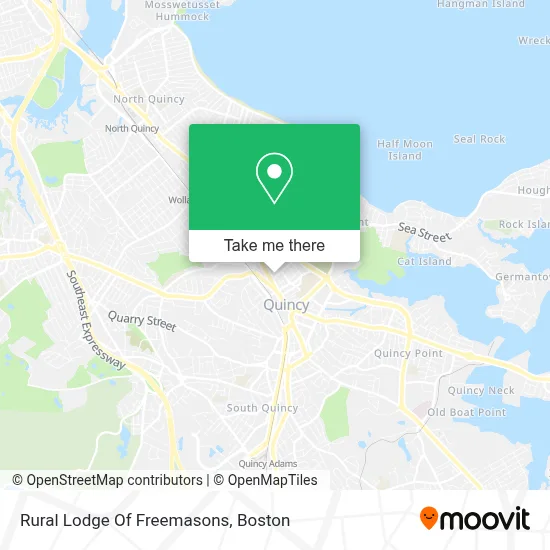 Rural Lodge Of Freemasons map