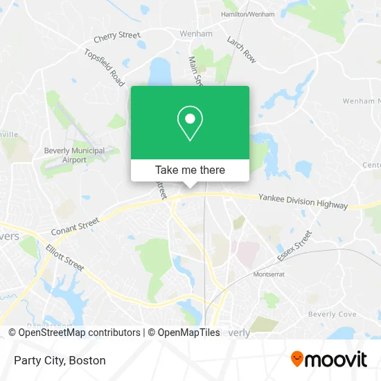 Party City map