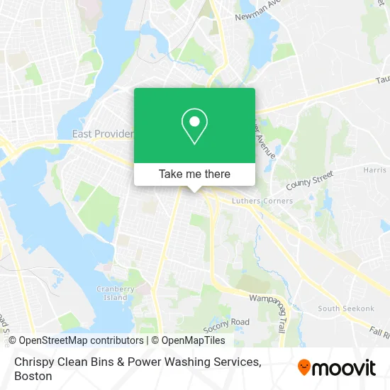 Chrispy Clean Bins & Power Washing Services map