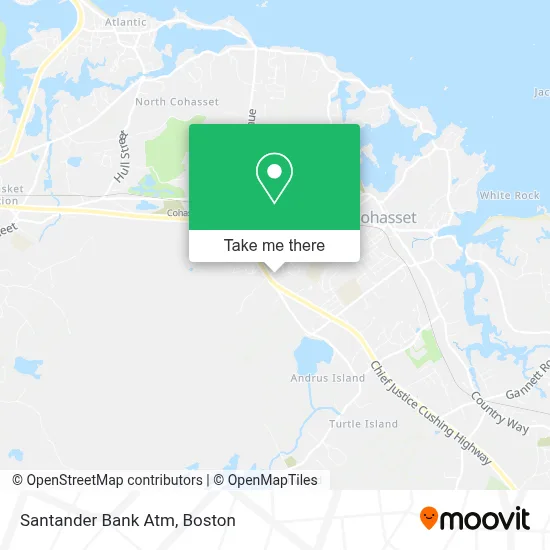 Santander Bank Atm map