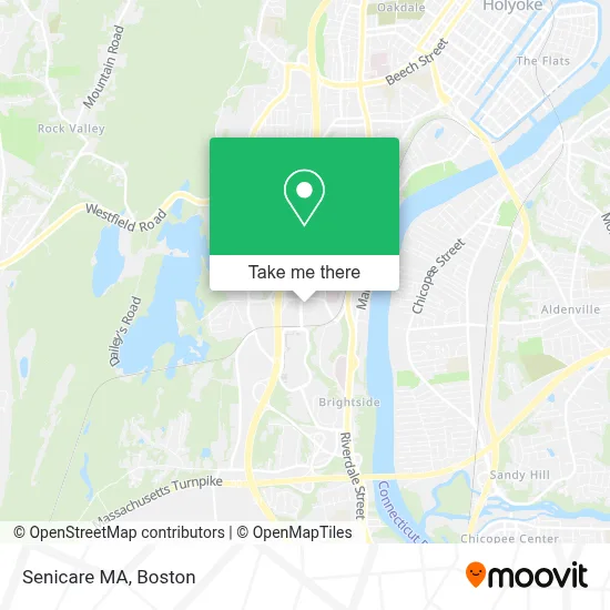 Senicare MA map