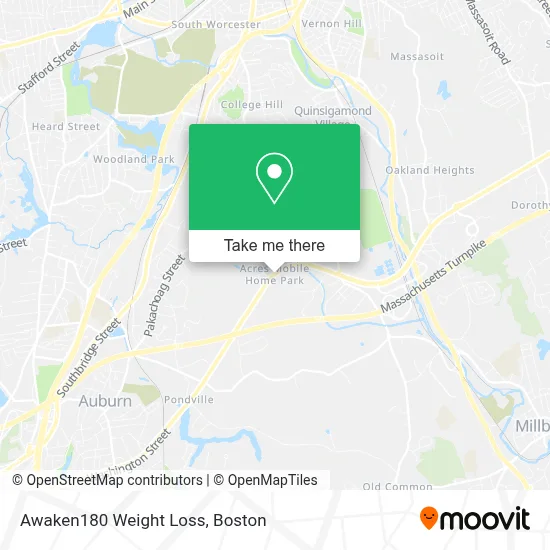 Awaken180 Weight Loss map