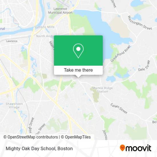 Mighty Oak Day School map