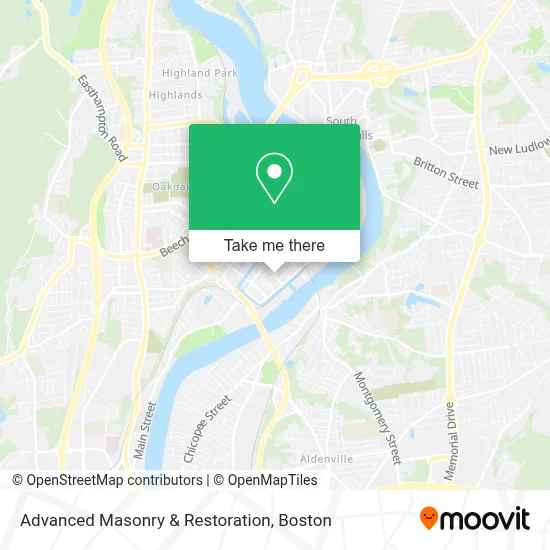 Advanced Masonry & Restoration map