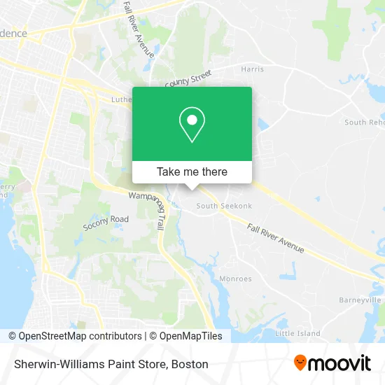 Sherwin-Williams Paint Store map