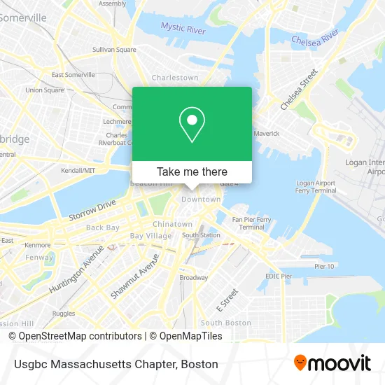 Usgbc Massachusetts Chapter map