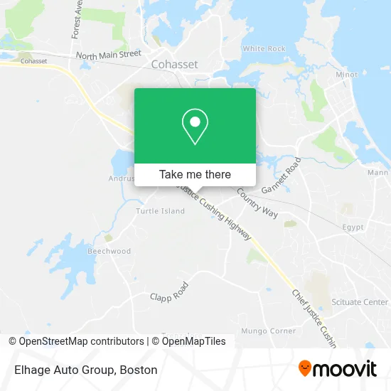 Elhage Auto Group map