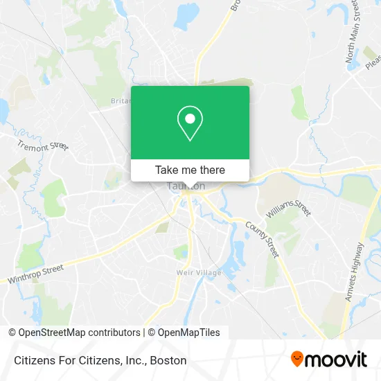 Citizens For Citizens, Inc. map