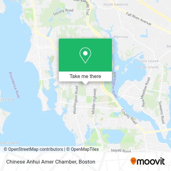 Chinese Anhui Amer Chamber map