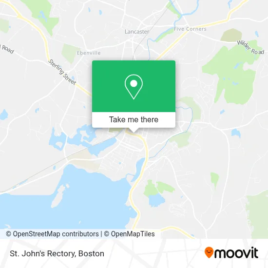St. John's Rectory map