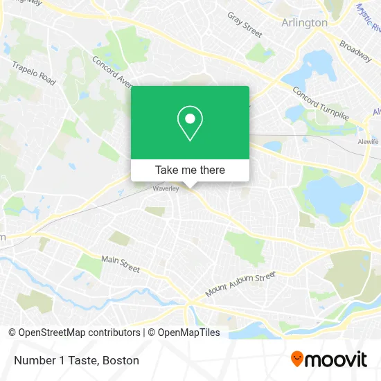 Number 1 Taste map