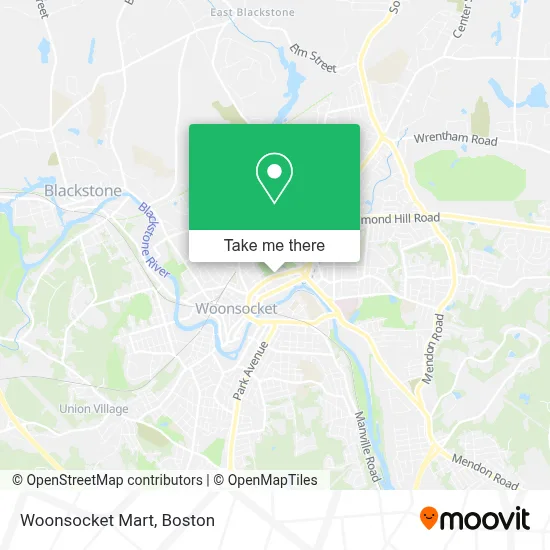 Woonsocket Mart map