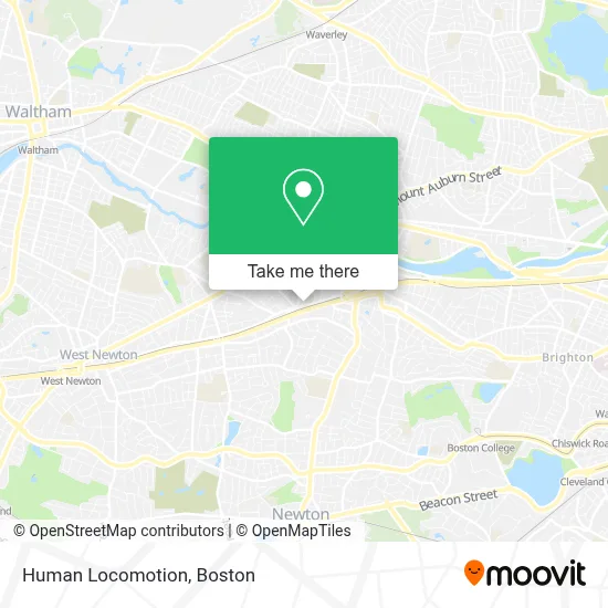 Human Locomotion map