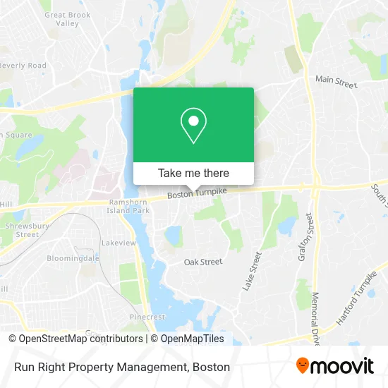Run Right Property Management map