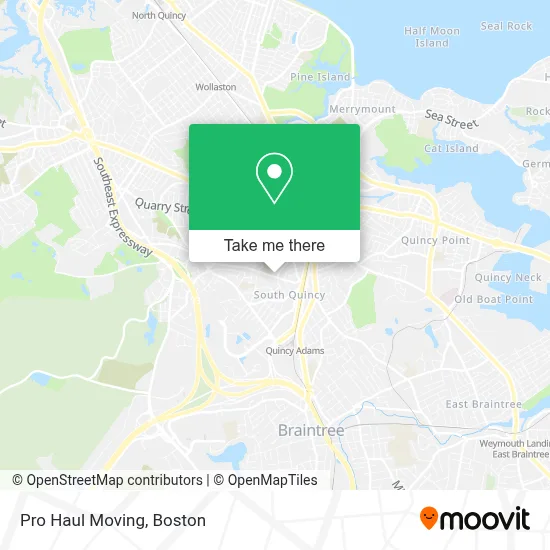 Pro Haul Moving map