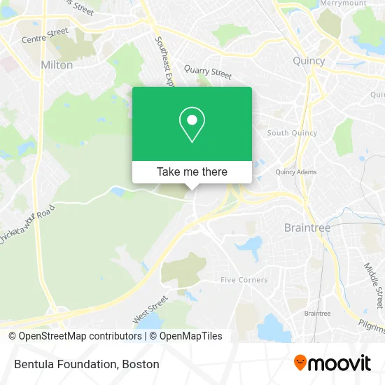 Bentula Foundation map
