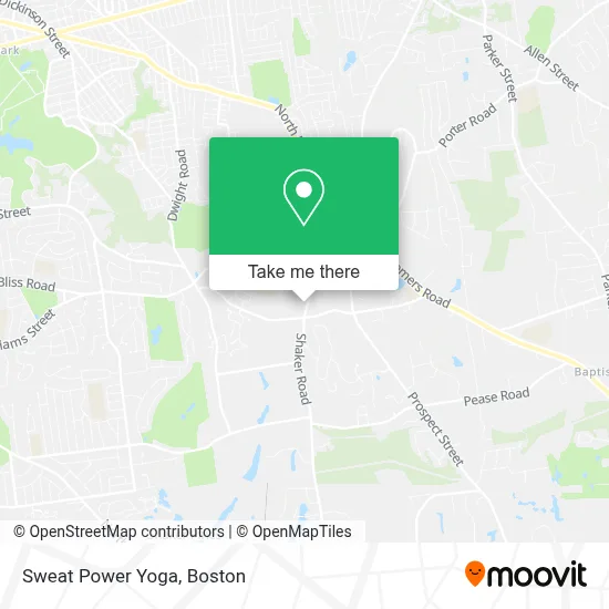 Sweat Power Yoga map