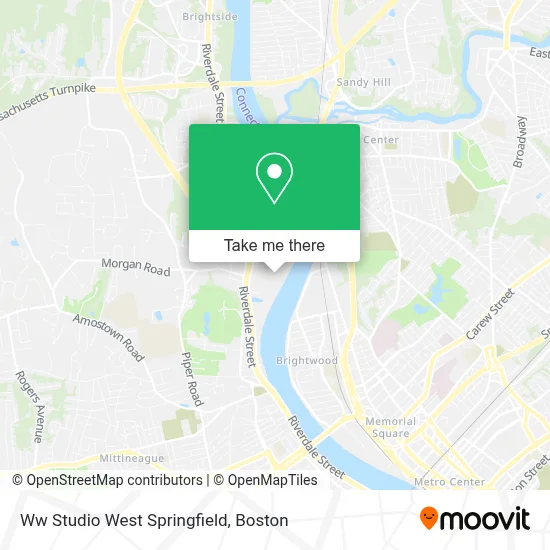 Ww Studio West Springfield map